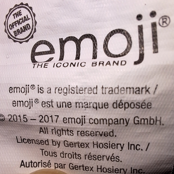 An Emoji beanie in a one size fits most. Hot pink with monkey image. - Picture 4 of 6